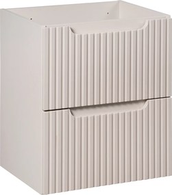 Wisząca szafka podumywalkowa 2 szuflady Nova 50 cm, kaszmir mat