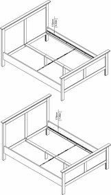 Łóżko Paris 140x200