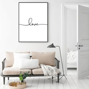Plakat - Love (A4)