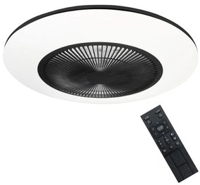 LED Ściemnialny plafon z czujnikiem ARIA LED/38W/230V czarny/biały + pilot