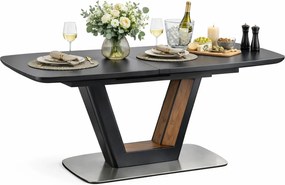 Antracytowy stół rozkładany S3-Z19