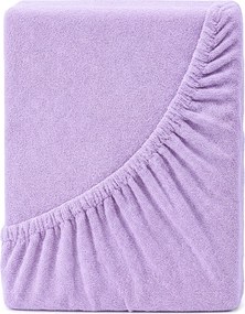 4Home prześcieradło frotte Ideal fioletowy, 100 x 200 cm, 100 x 200 cm