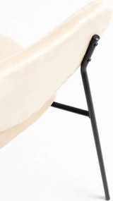 Zestaw 4 Krzese Cora Black Aksamitne