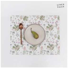 Tekstylna mata stołowa 35x45 cm White Botany – Linen Tales