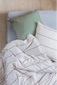 Beżowa pościel jednoosobowa z satyny bawełnianej 140x200 cm Align – Mette Ditmer Denmark