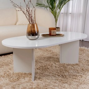 Stolik kawowy Sable White