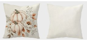 Poszewka na poduszkę AUTUMN CALL 45x45 cm, kremowy