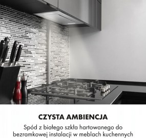 Klarstein Hektor SL 52cm 467m³/h Okap do Zabudowy Biały