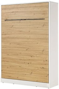 Tapczan pionowy zamykany dąb + czarny 140x200 G9-P67