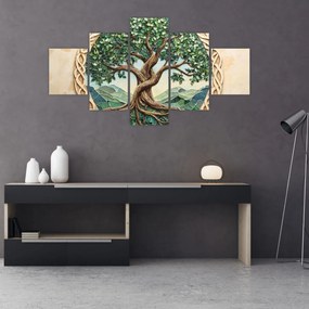 Obraz – Splecione drzewo życia (125x70 cm)
