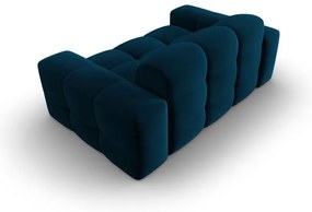 Ciemnoniebieska aksamitna sofa 156 cm Kendal – Micadoni Home