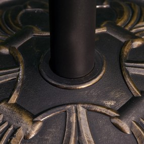 Outsunny Stojak Pod Parasol Przeciwsłoneczny 13kg Antyczny Brąz Uniwersalne Rozmiary Elegancki Design | Aosom PL