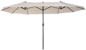 Outsunny parasol ogrodowy podwójny parasol targowy 460x270cm | parasol dwugłowy duży | parasol dwugłowy średni | parasol dwugłowy mały | Aosom PL