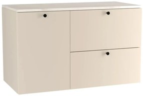 Wisząca szafka pod umywalkę kaszmir + marmur S9-F03