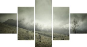 Obraz krajobrazu przed burzą (125x70 cm)