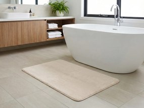 Dywanik łazienkowy TRIVORA 60x100 cm kremowy