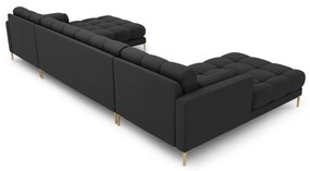 Ciemnoszary narożnik (w kształcie litery U) Bali – Cosmopolitan Design