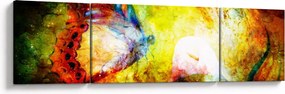 Obraz - Kosmiczny motyl (170x50 cm)