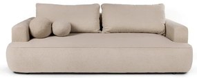 Beżowa rozkładana sofa z materiału bouclé 247 cm Quinoa – Bonami Selection