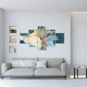 Obraz – Kosmiczne drzewo (125x70 cm)