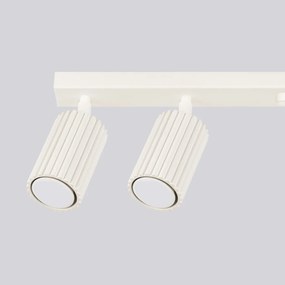 Listwa oświetleniowa 6-punktowa KARBON 6L beżowa ryflowana SOLLUX  LIGHTING