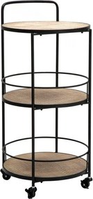 Metalowy barek na kółkach 41,5x40 cm Arex – Mauro Ferretti