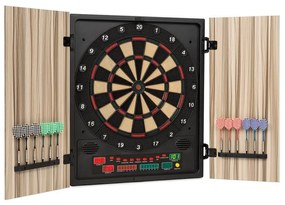 KLARFIT Dartmaster 180 elektroniczna tarcza do darta z drzwiczkami