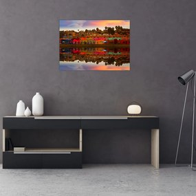 Obraz na szkle - Miejsce do letniego pływania (70x50 cm)