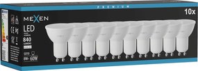 Mexen Nova 10x żarówka LED GU10, 8W, Neutralna - 4000K, 840 lm - L108-GU10-0840-01x10
