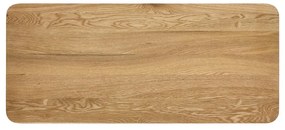 Stół z drewna dębowego 44.5x100 cm Bodo – Villa Collection