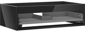 Mexen Box-A korpus szafki podumywalkowej 80 cm, 1 szuflada, czarny połysk - 91AX0-0800-235-1-70