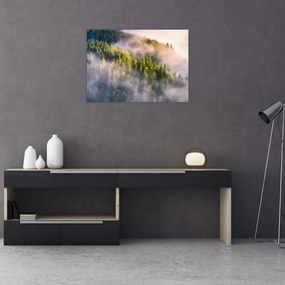 Obraz na szkle górskiego krajobrazu (70x50 cm)