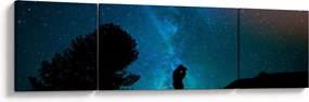 Obraz - Spotkanie pod gwiazdami (170x50 cm)