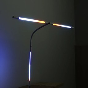 Lampa LED na biurko NOX z efektami RGBW, podstawa, pilot zdalnego sterowania