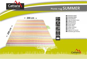 Cattara 13576 Koc piknikowy Summer, 200 x 200 cm