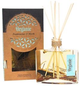 Organiczny dyfuzor Frankincense & Myrrh 150 ml zpatyczkami