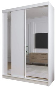 Szafa przesuwna - Greco 150 cm, biały mat