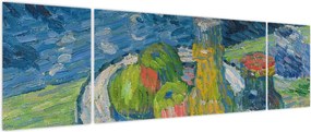 Obraz - Alexej von Jawlensky, Still Life with Bottles and Fruit, reprodukcje (170x50 cm)