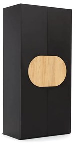 Szafa 2D półki/2 drążki OVALO New Elegance