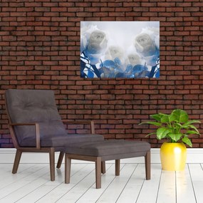 Obraz - Białe róże (70x50 cm)