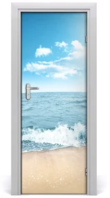 Naklejka fototapeta na drzwi Plaża i morze