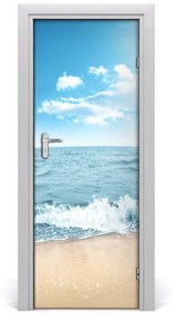 Naklejka fototapeta na drzwi Plaża i morze