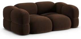 Ciemnobrązowa aksamitna sofa 210 cm Loretto – Cosmopolitan Design