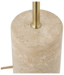 Beżowa lampa stołowa z metalowym kloszem (wysokość 45 cm) Sheffield – House Nordic