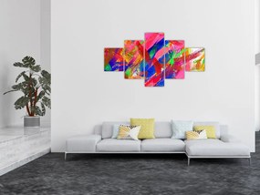 Obraz - Kolorowa abstrakcja (125x70 cm)