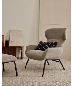 Brązowy puf Belina – Kave Home