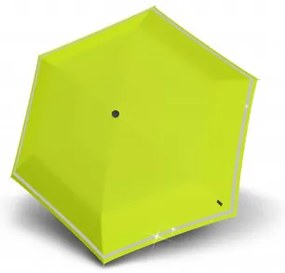 KNIRPS ROOKIE LIME REFLECTIVE - lekki parasol składany