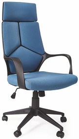 Niebieski fotel obrotowy K0-H41