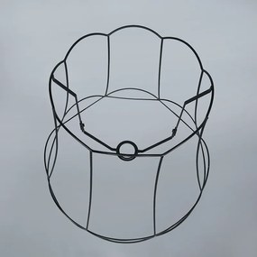 Klosz metalowy czarny 45/36 - Granny Frame Retro