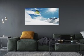 Obraz na płótnie Wolność Na Snowboardzie